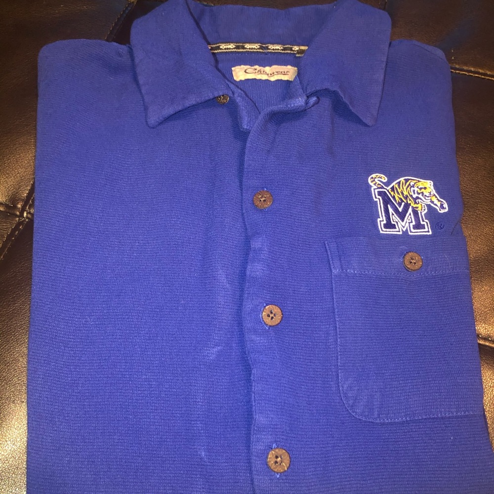 Men’s Chiliwear Hawaiian short sleeve shirt UofM